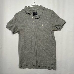 Abercrombie & Fitch Polo Shirt Men’s XS in Grey